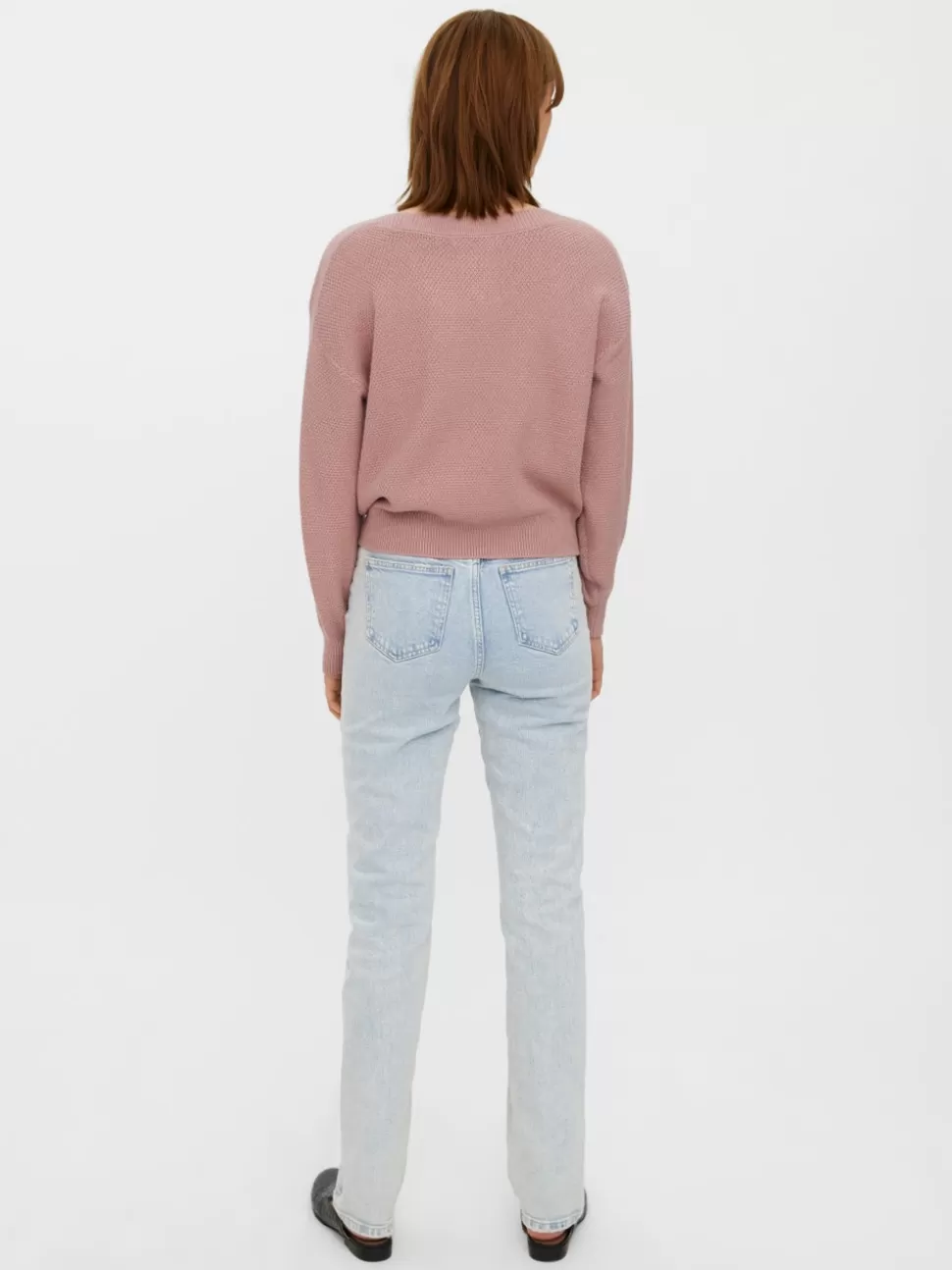 Stickat | Toppar^VERO MODA VMCARDI Pullover Woodrose