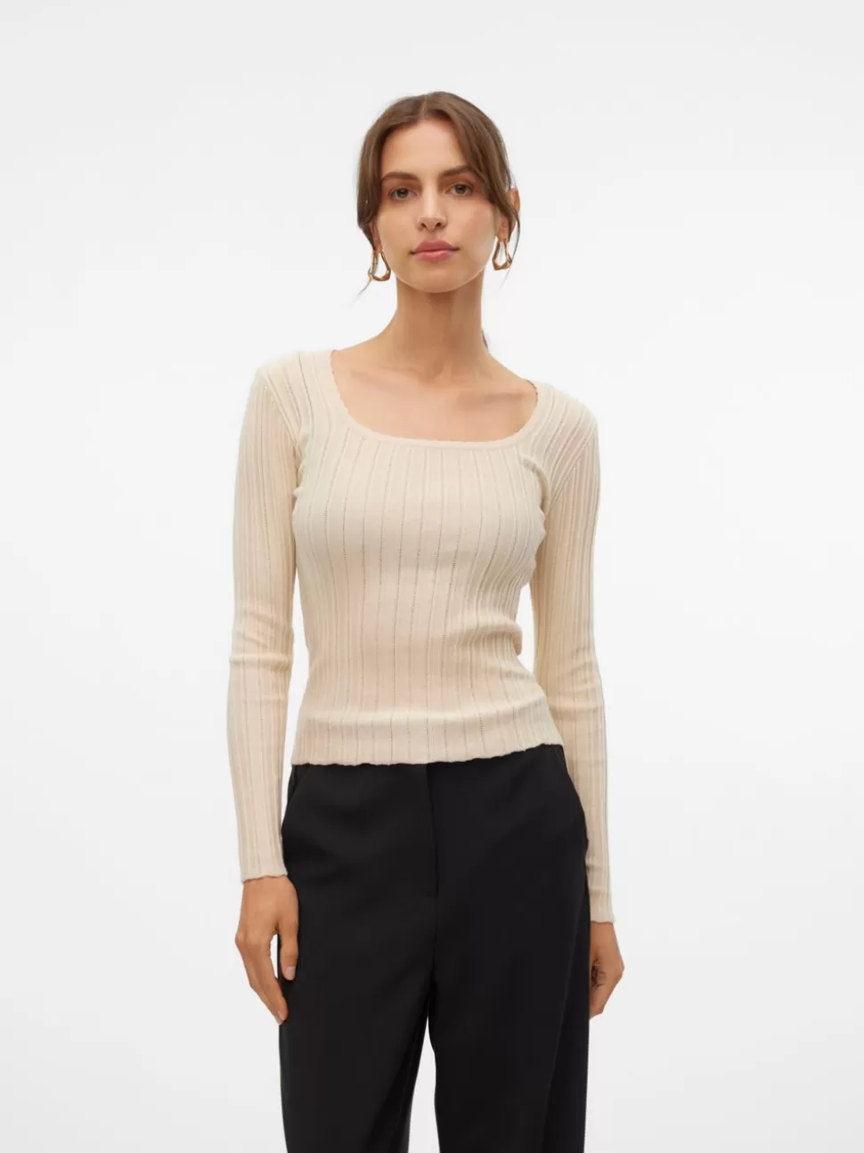 Stickat | Toppar^VERO MODA VMCECILIE Pullover Oatmeal