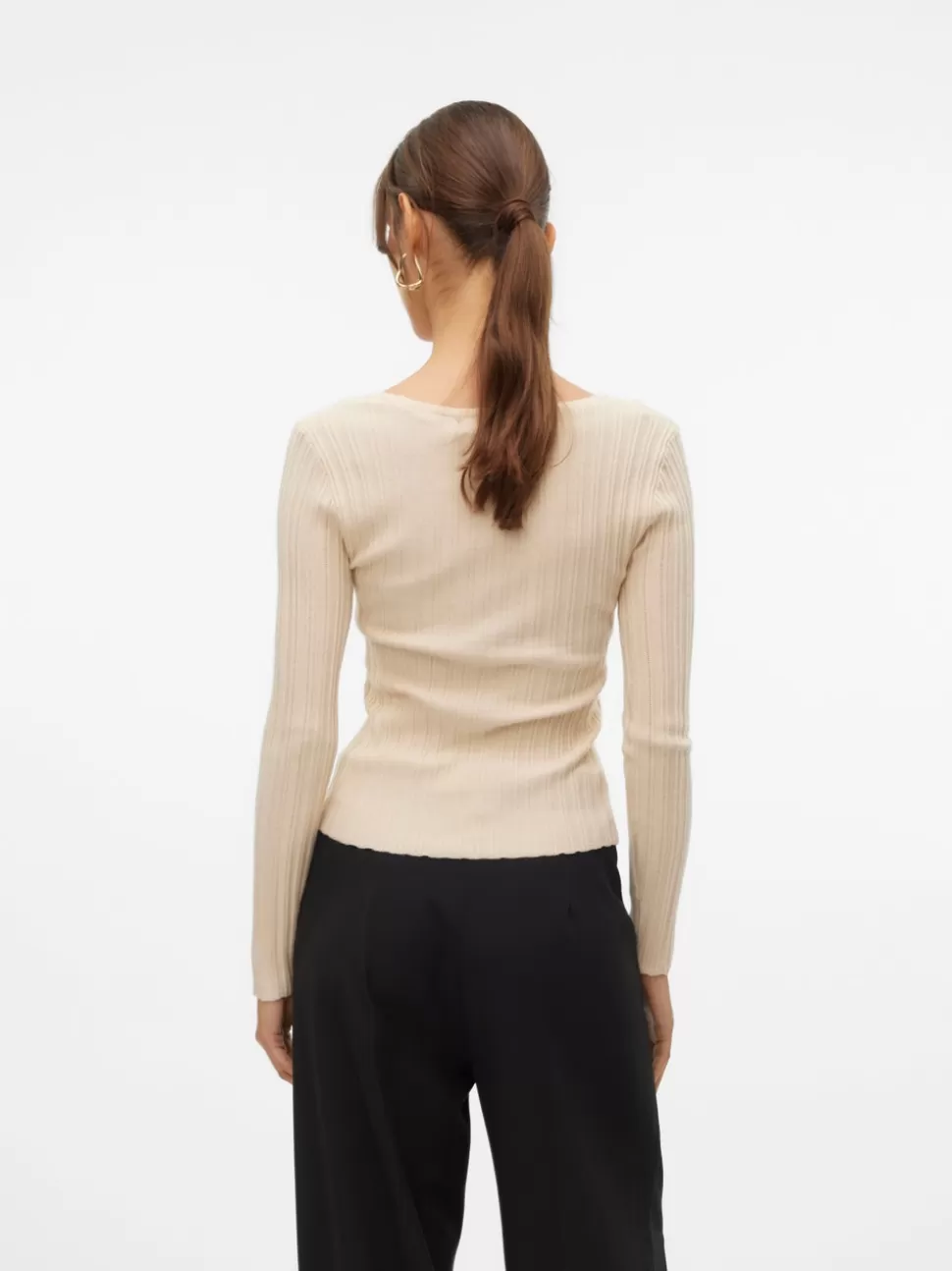 Stickat | Toppar^VERO MODA VMCECILIE Pullover Oatmeal