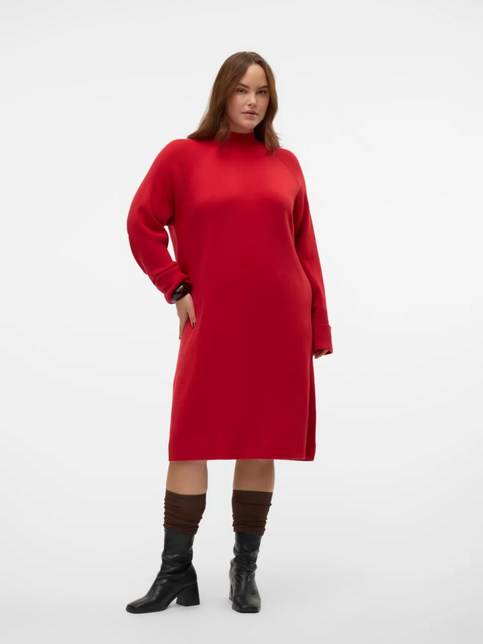 Klänningar^VERO MODA VMCGOLD Kort Klänning Salsa