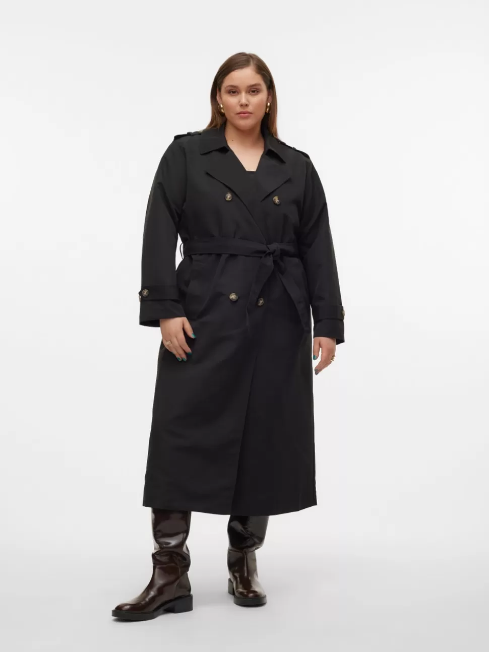 Jackor^VERO MODA VMCHLOE Trenchcoat Black