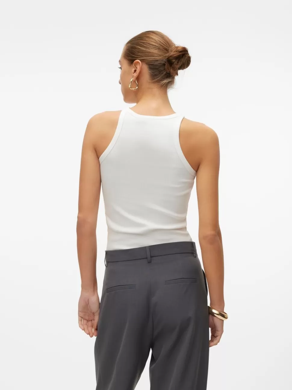 Basics^VERO MODA VMCHLOE T-shirt Snow White