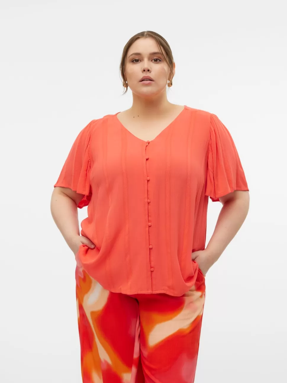 Toppar^VERO MODA VMCKANVA Topp Cayenne
