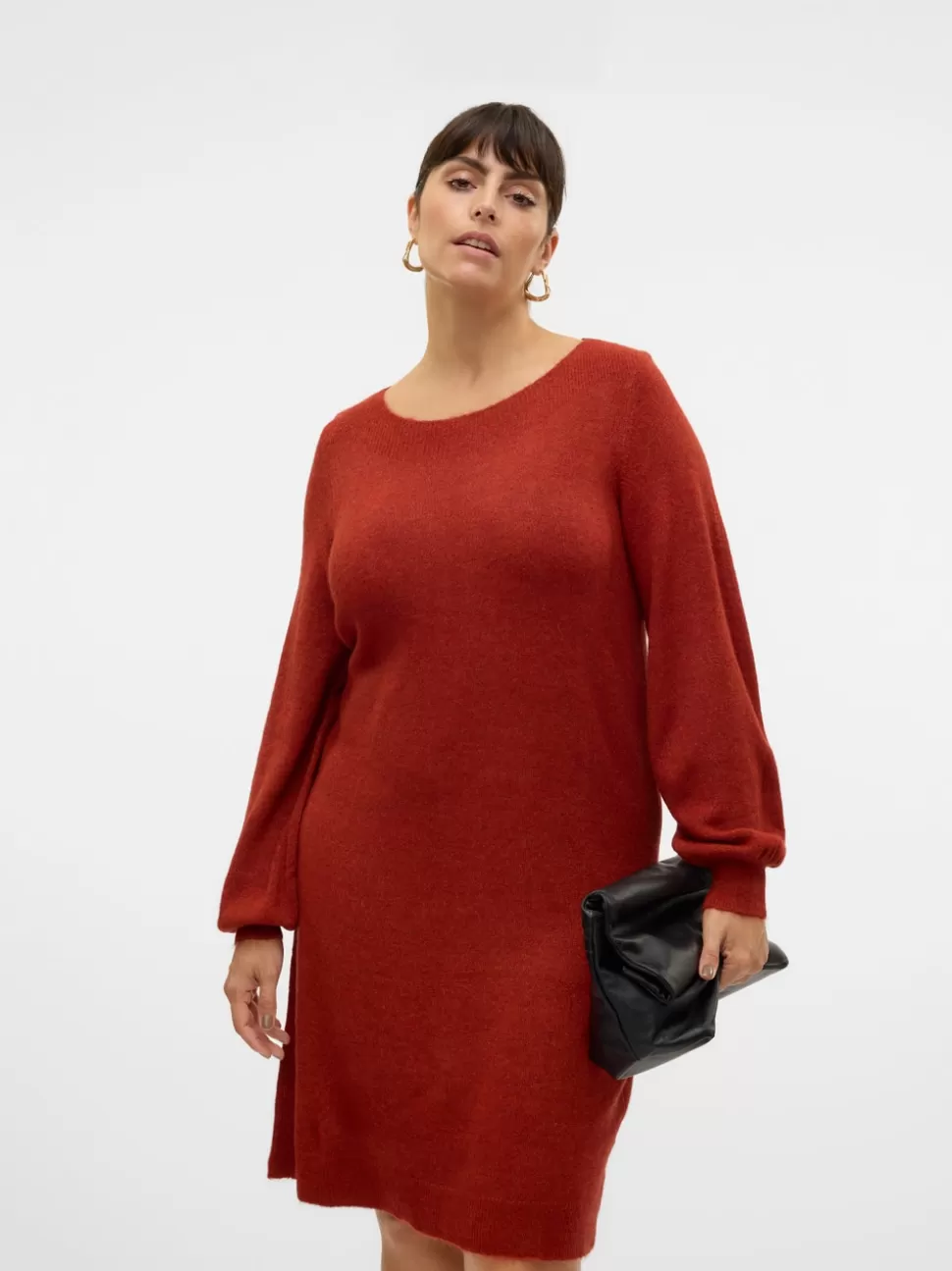 Klänningar^VERO MODA VMCLEFILE Kort Klänning Red Ochre