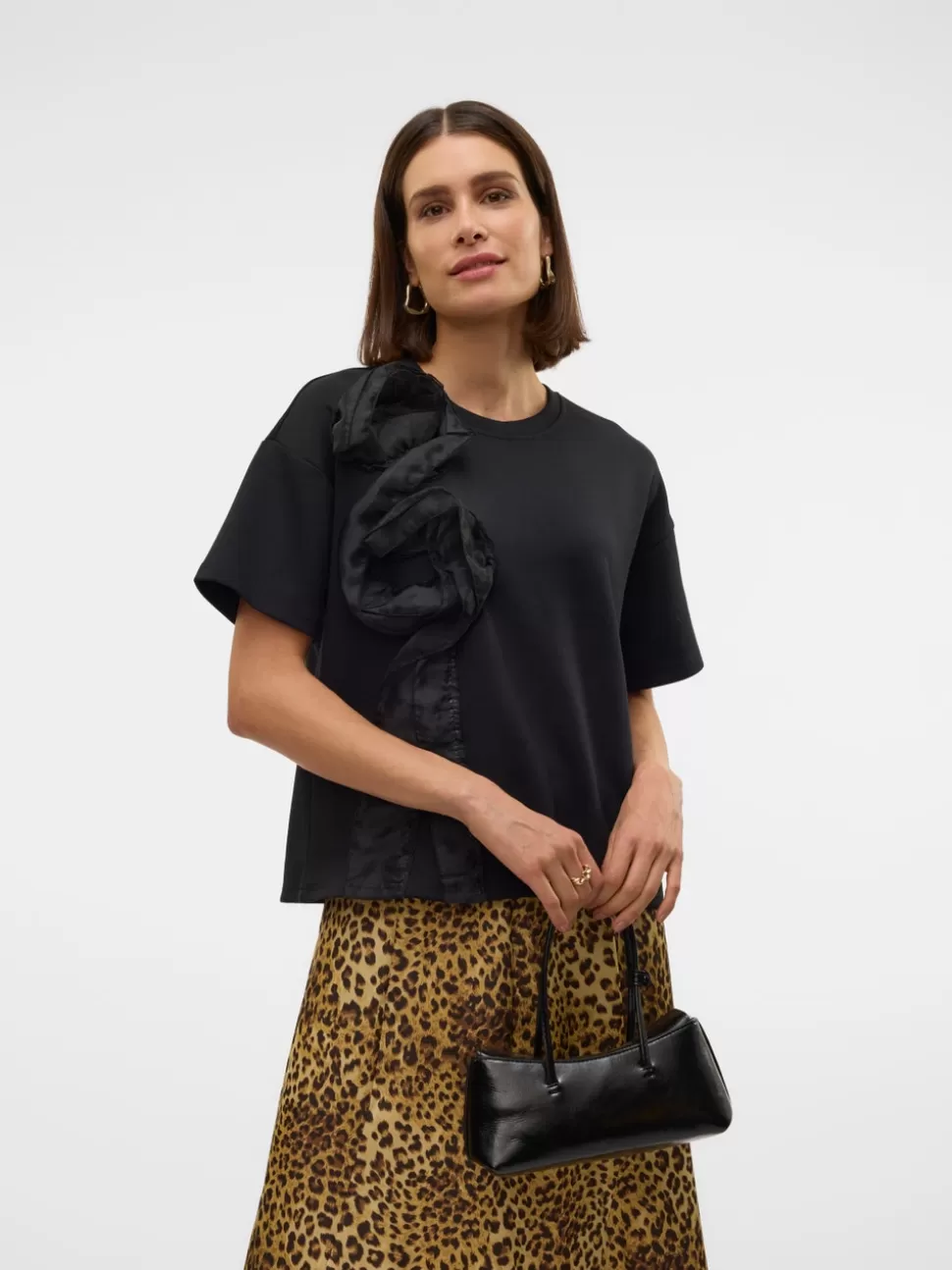 Sweatshirts^VERO MODA VMCORA Sweatkofta Black