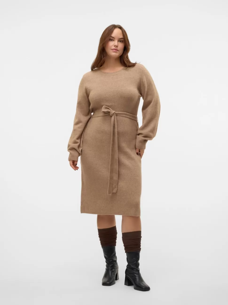 Klänningar^VERO MODA VMCPIPPA Lång Klänning Silver Mink