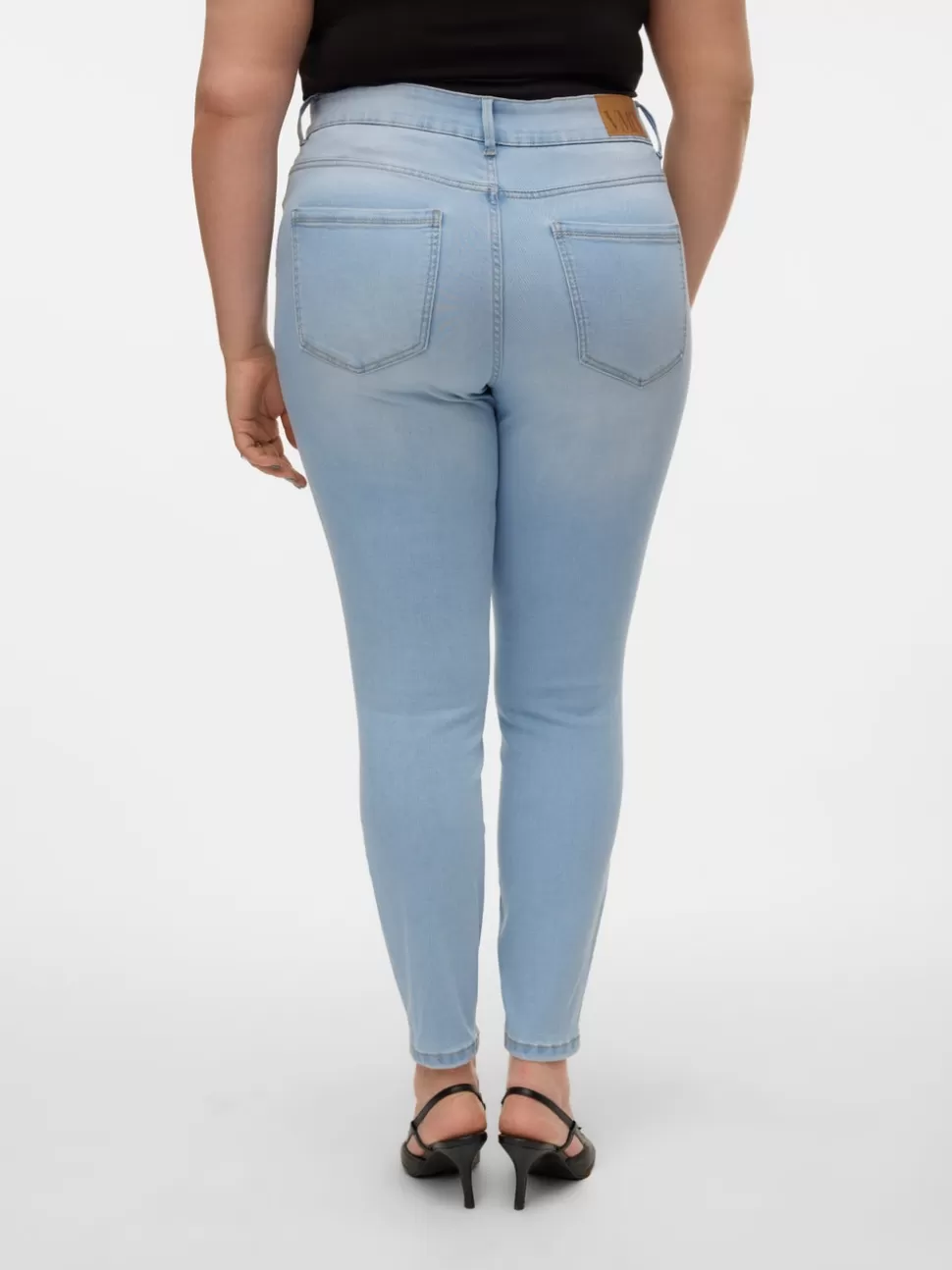 Jeans^VERO MODA VMCSOPHIA Hög Midja Slim Fit Jeans Light Blue Denim