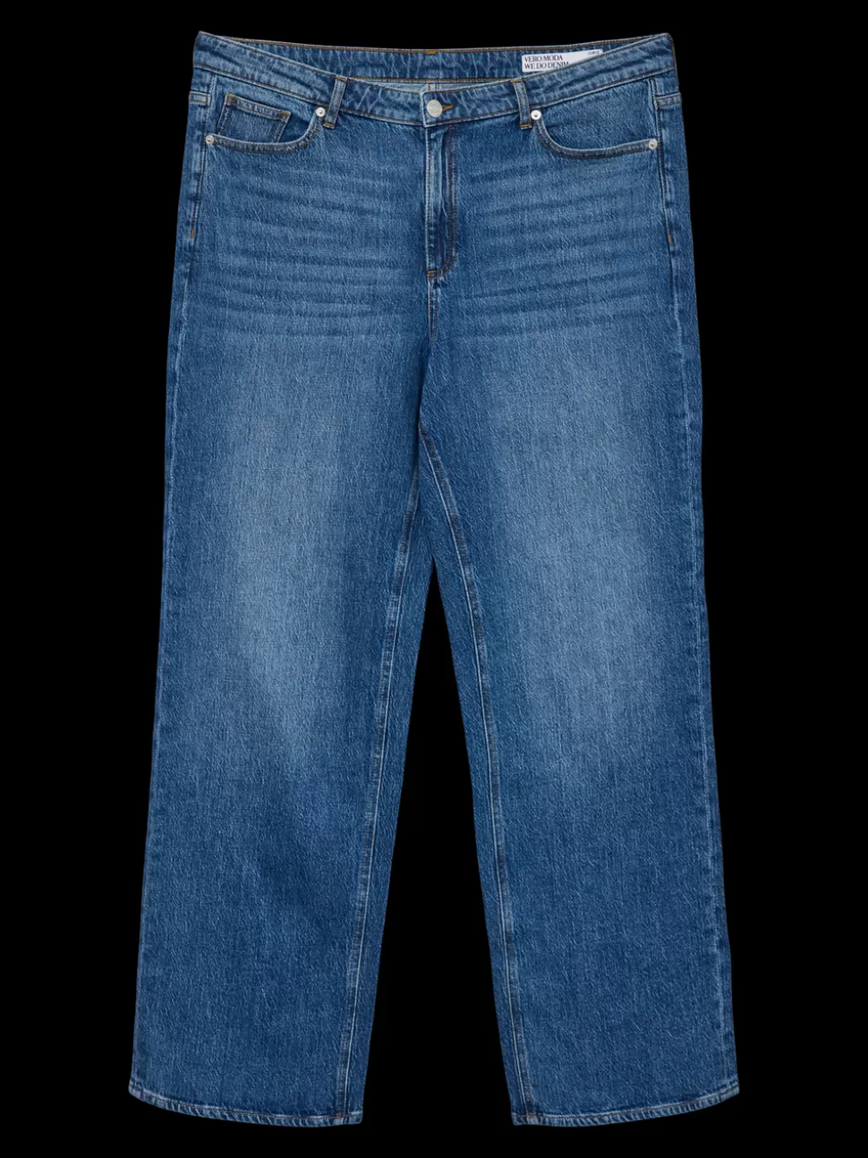 Jeans^VERO MODA VMCTESSA Hög Midja Vida Ben Jeans Medium Blue Denim