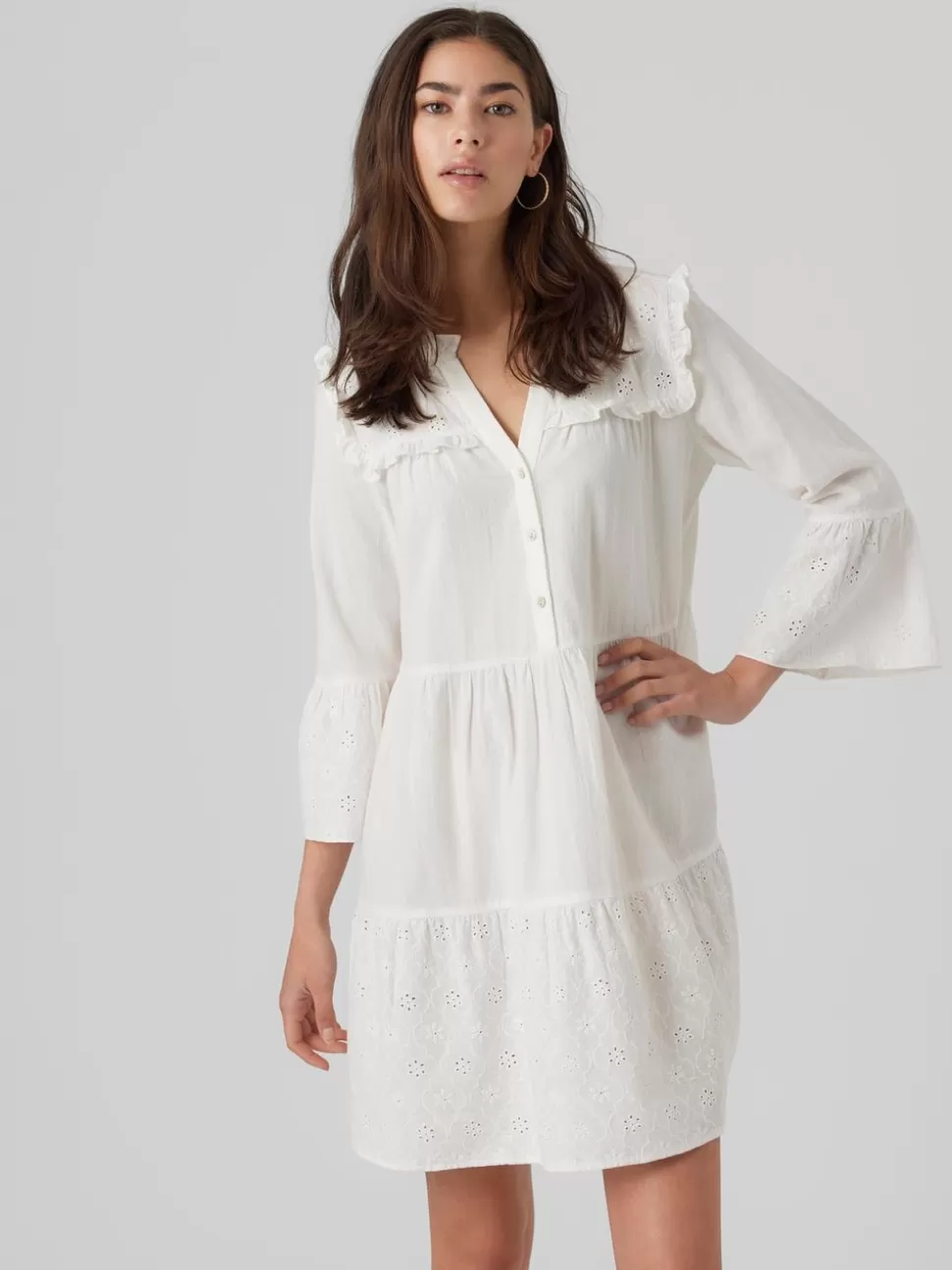 Klänningar | Toppar^VERO MODA VMDICTHE Kort Klänning Snow White