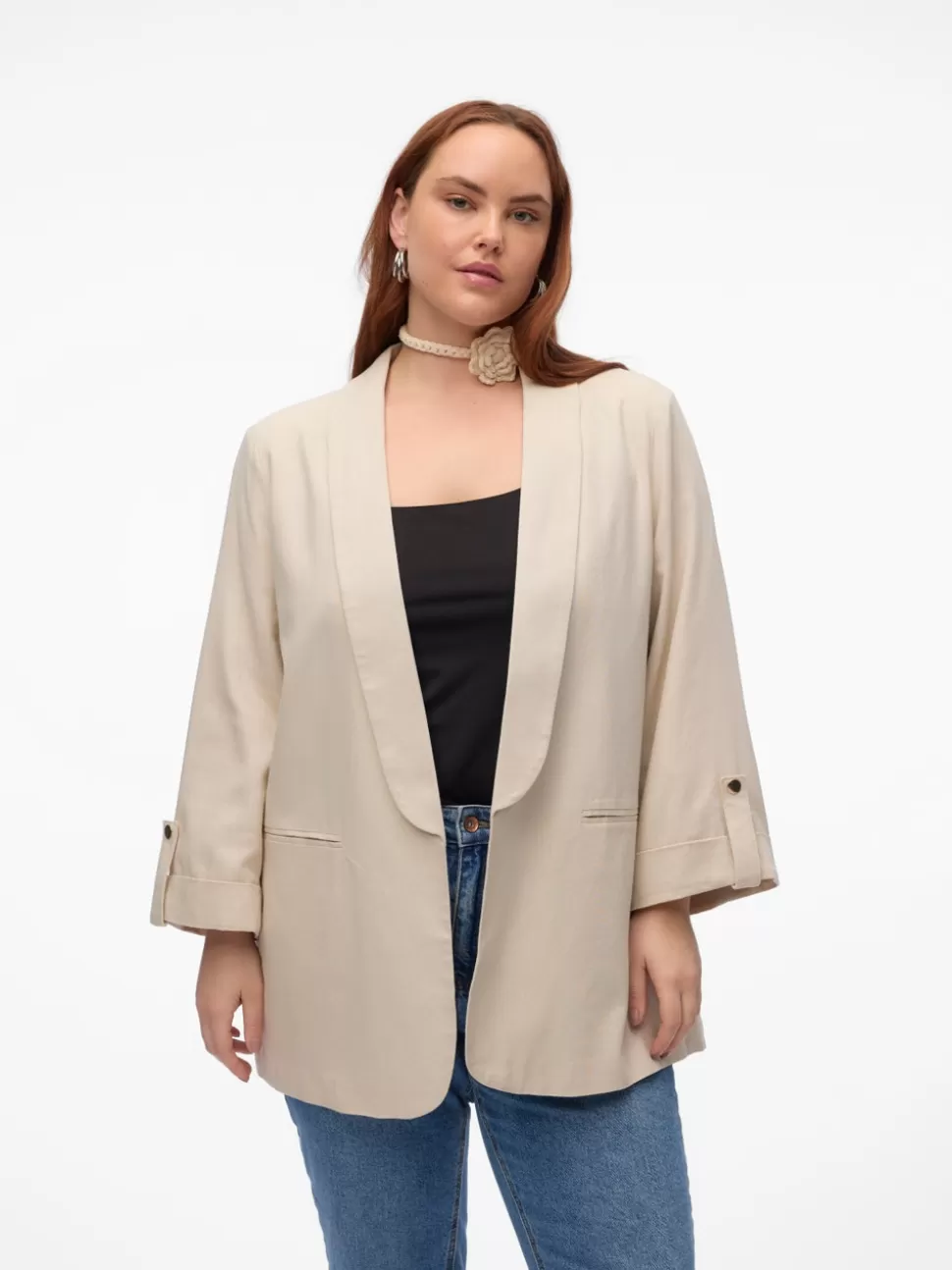 Kavajer^VERO MODA VMDINNA Kavaj Oatmeal