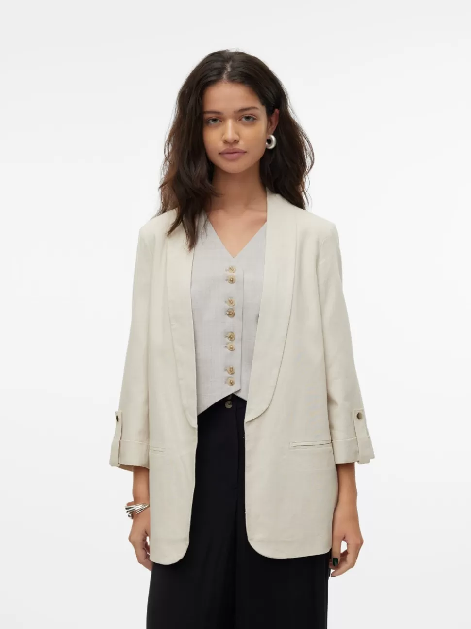 Kavajer^VERO MODA VMDINNA Kavaj Oatmeal
