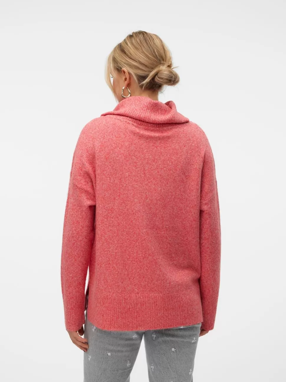 Stickat | Toppar^VERO MODA VMDOFFY Pullover Salsa