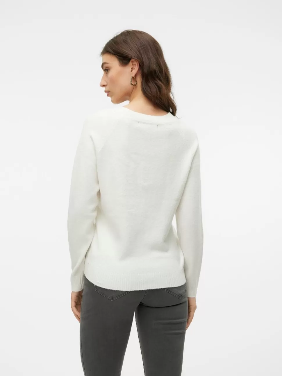 Stickat | Toppar^VERO MODA VMDOFFY Pullover Snow White