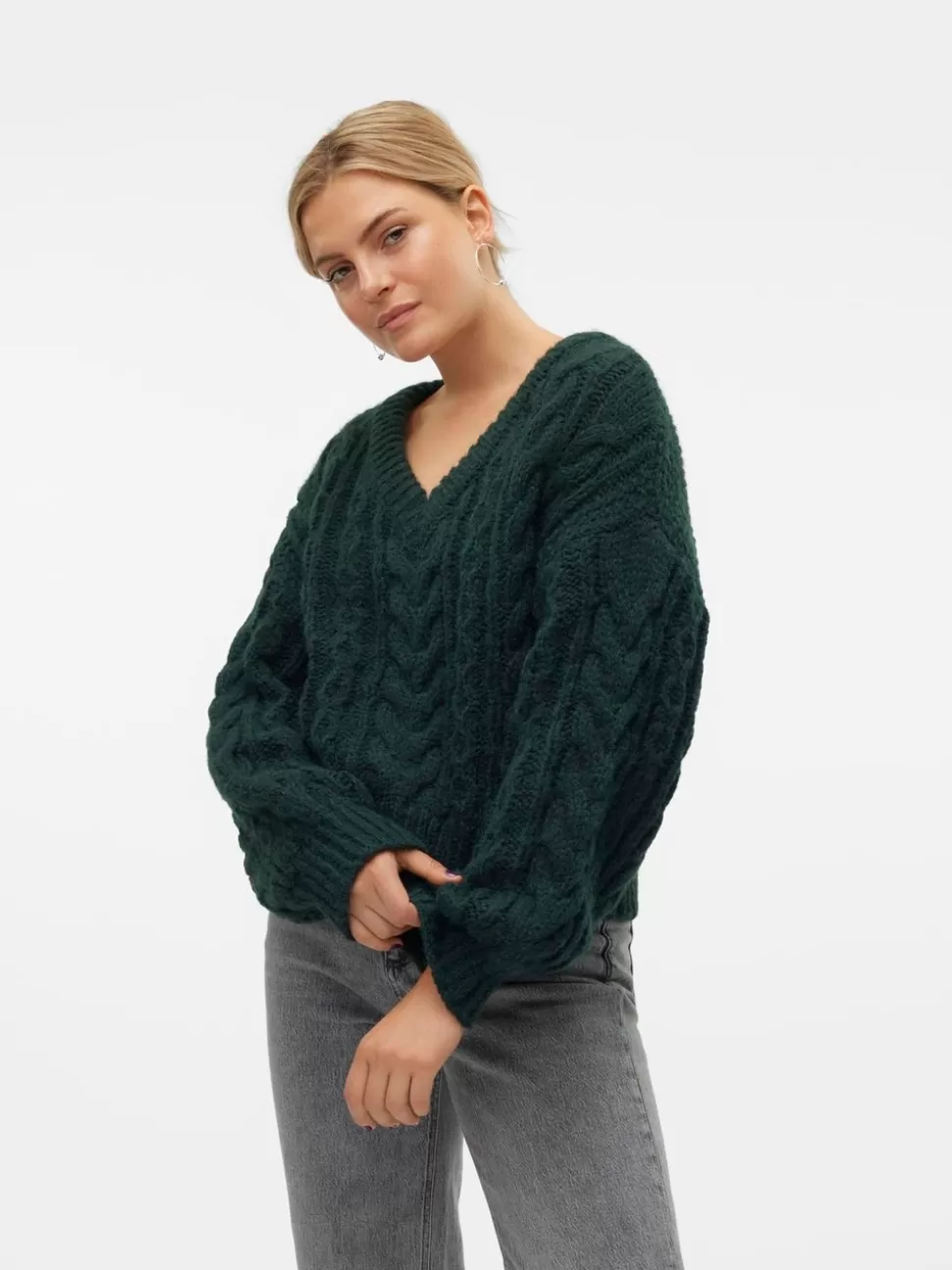 Stickat^VERO MODA VMDREAM Pullover Scarab