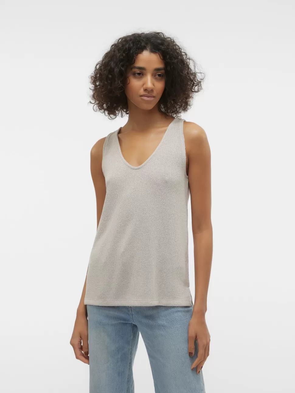 Stickat | Toppar^VERO MODA VMEDDIE Pullover Oatmeal