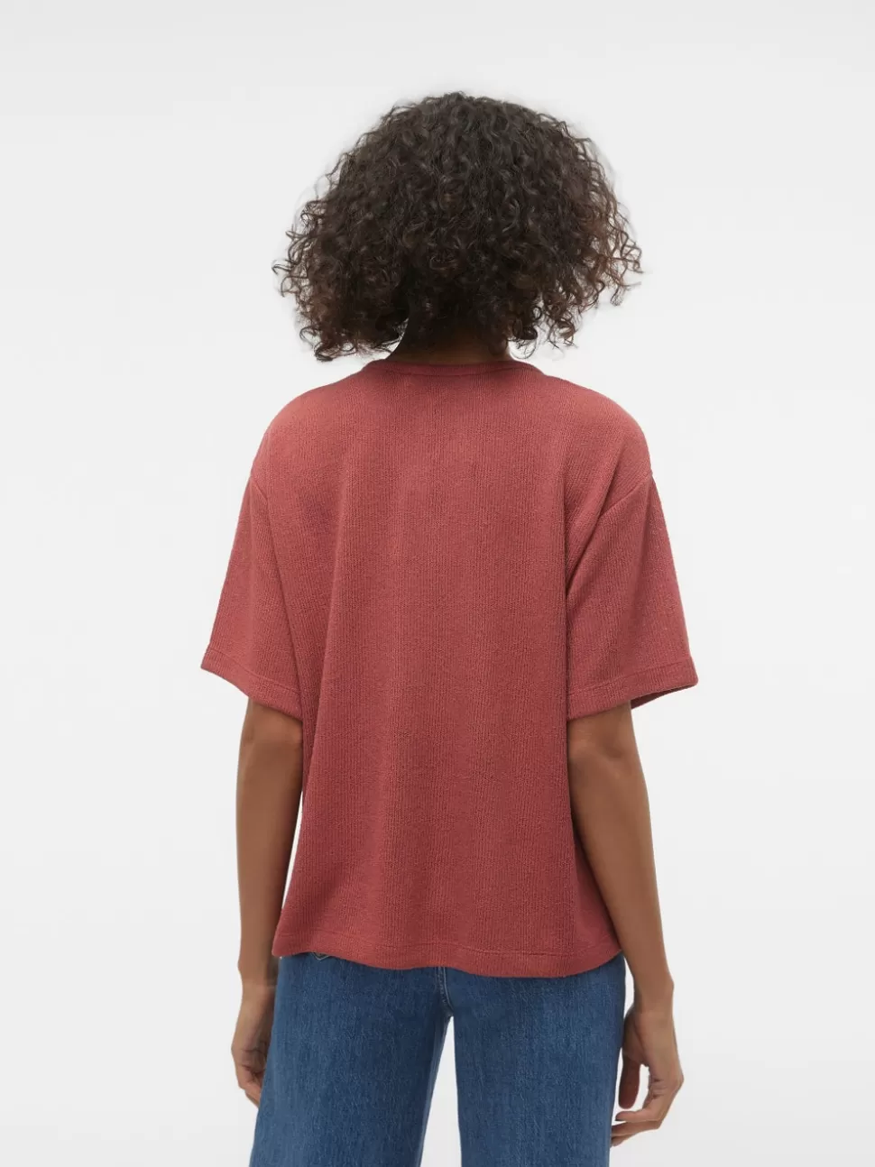 Stickat | Toppar^VERO MODA VMEDDIE Pullover Marsala