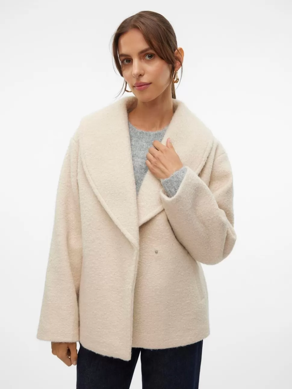 Jackor^VERO MODA VMELITEBERGEN Jacka Oatmeal