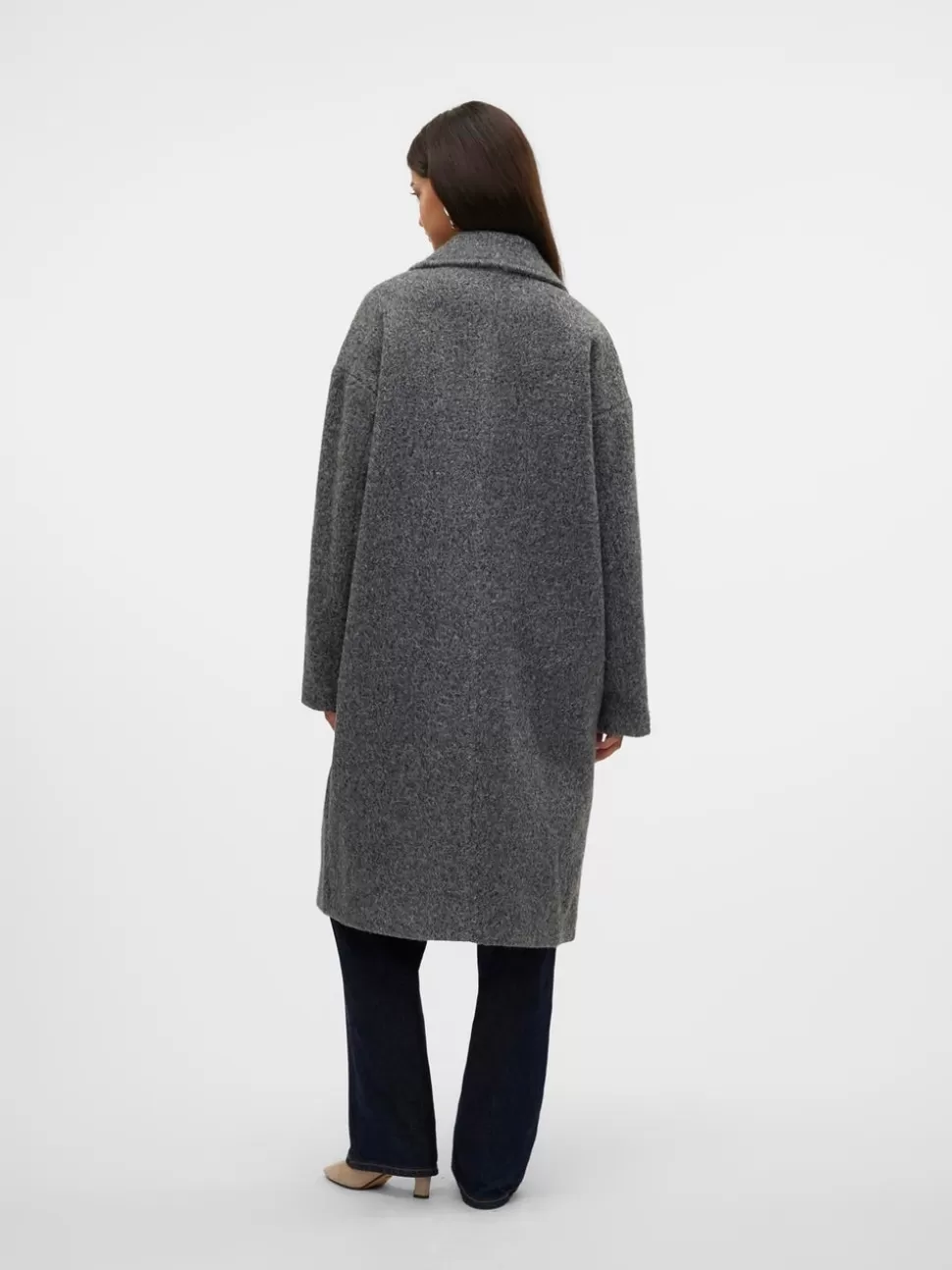 Jackor^VERO MODA VMELITEERIKA Rock Dark Grey Melange
