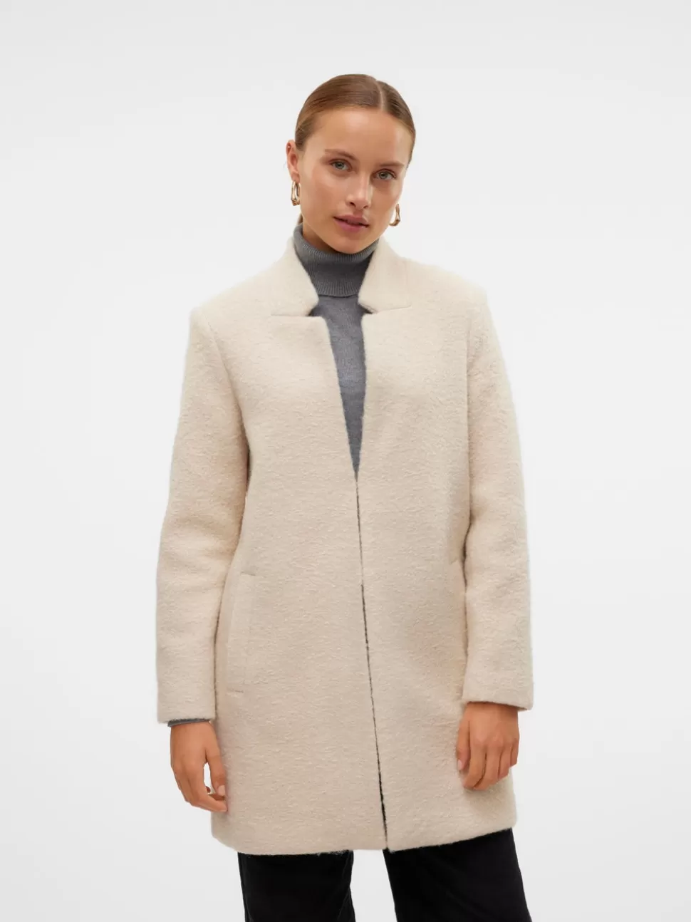 Jackor^VERO MODA VMELITEKATRINE Jacka Oatmeal