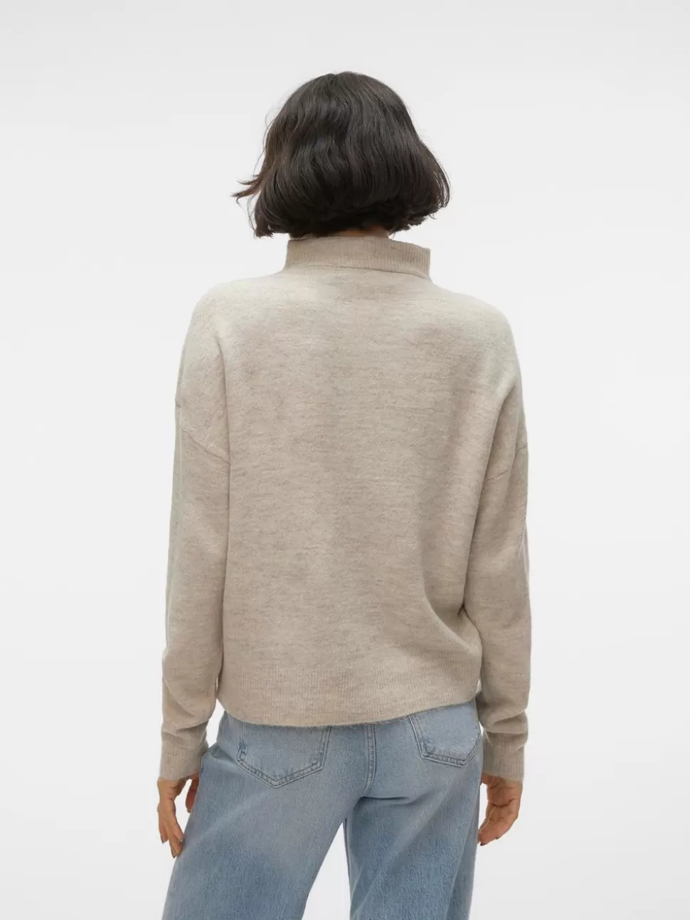 Stickat | Basics^VERO MODA VMELLYLEFILE Pullover Birch