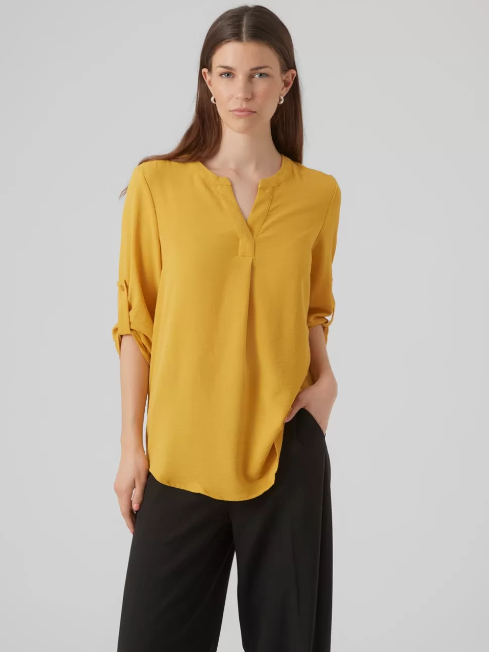 Toppar | Basics^VERO MODA VMELVA Topp Tawny Olive
