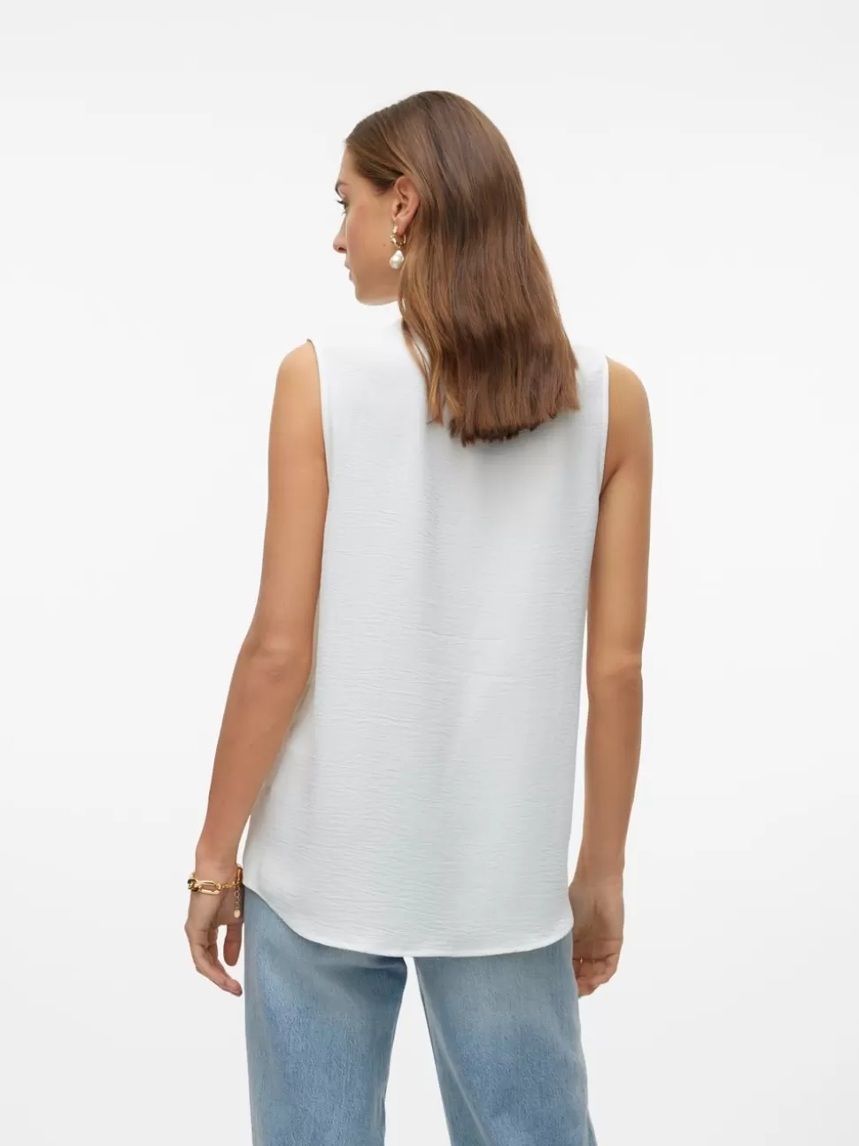Toppar | Basics^VERO MODA VMELVA Topp Snow White