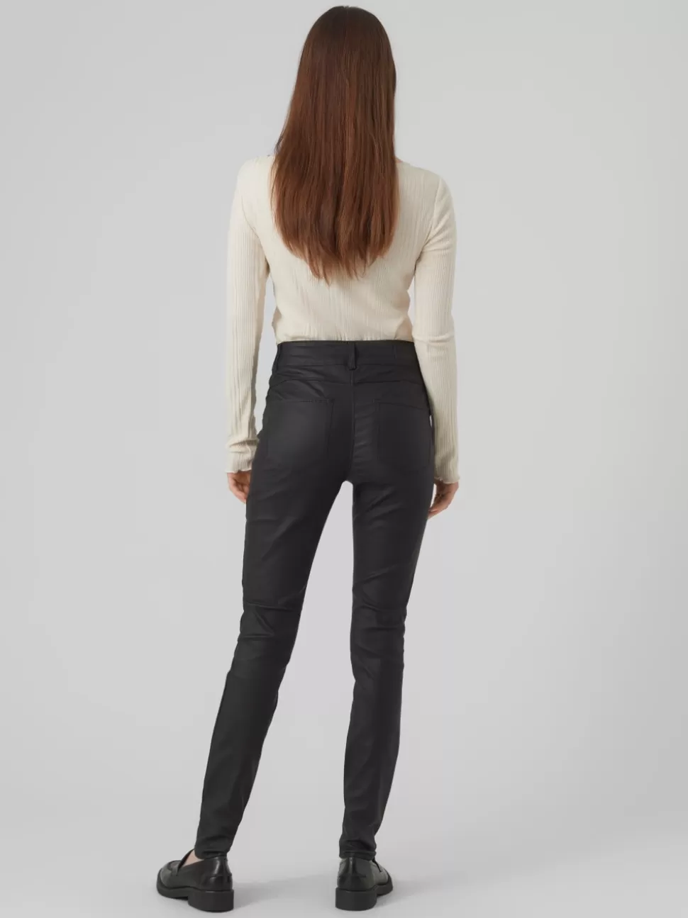 Festkläder | Byxor^VERO MODA VMEMBRACE Medelhög Midja Byxor Black