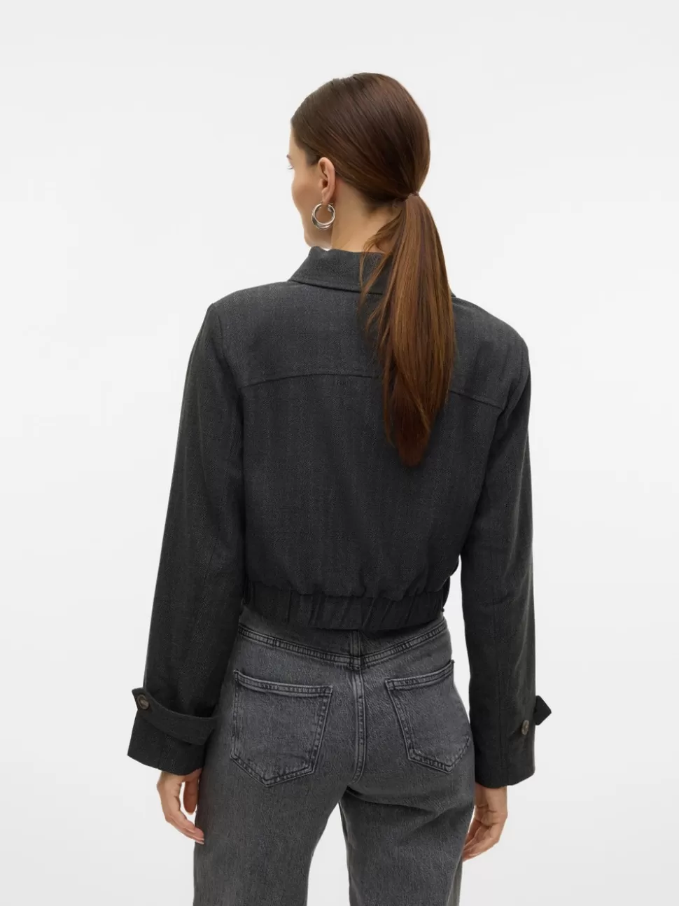 Jackor^VERO MODA VMEMILI Ytter-bomber Dark Grey