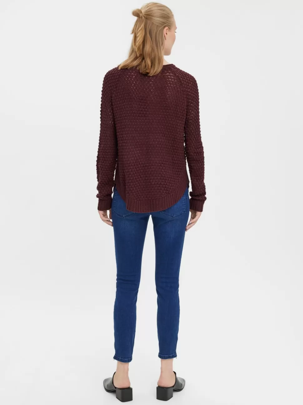 Stickat | Toppar^VERO MODA VMESME Pullover Winetasting