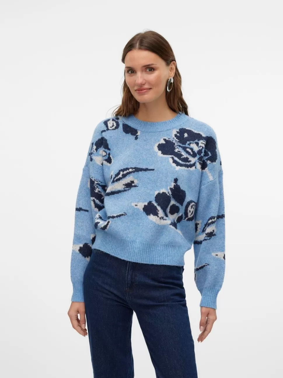 Stickat^VERO MODA VMESTRID Pullover Allure