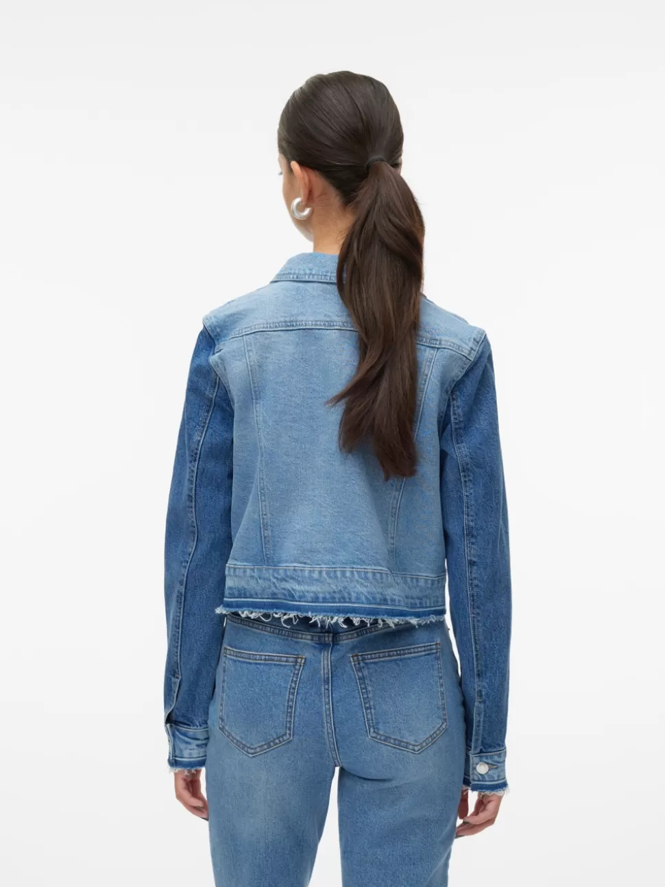 Jackor^VERO MODA VMEZRA Jeansjacka Medium Blue Denim
