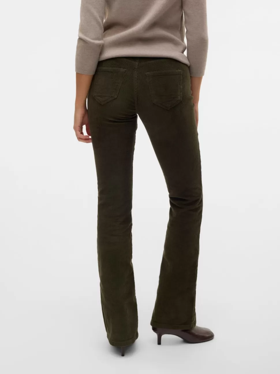 Jeans^VERO MODA VMFLASH Medelhög Midja Utsvängd Passform Jeans Forest Night