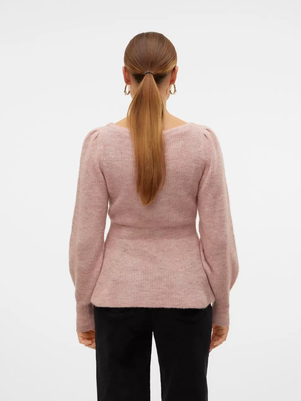 Stickat^VERO MODA VMFLAVOUR Pullover Woodrose