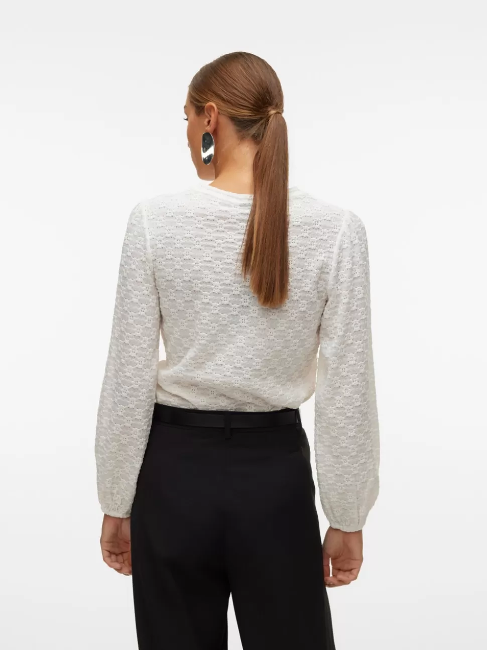Toppar^VERO MODA VMFLOWER Topp Snow White