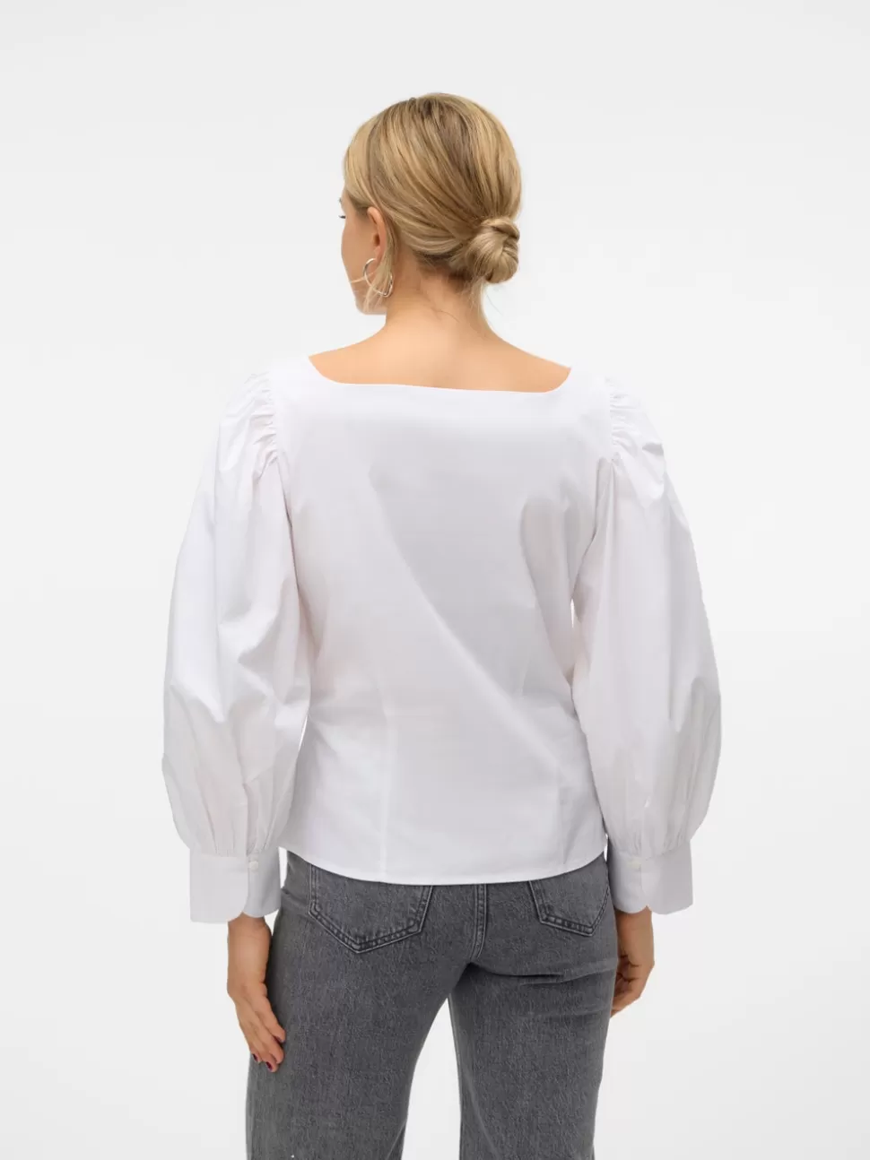 Toppar^VERO MODA VMFRIDA Topp Snow White