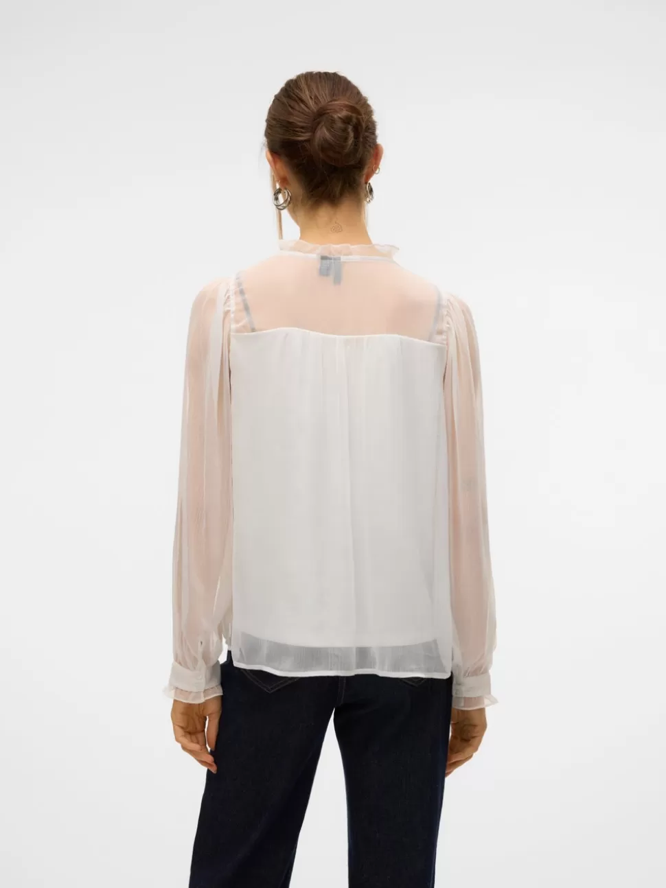 Toppar^VERO MODA VMGABY Topp Snow White