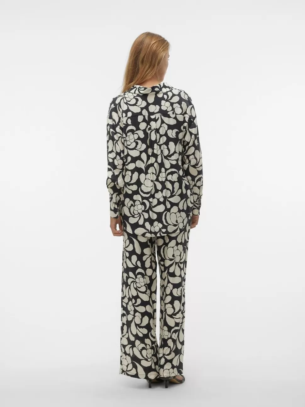 Festkläder | Byxor^VERO MODA VMGAJA Hög Midja Byxor Black