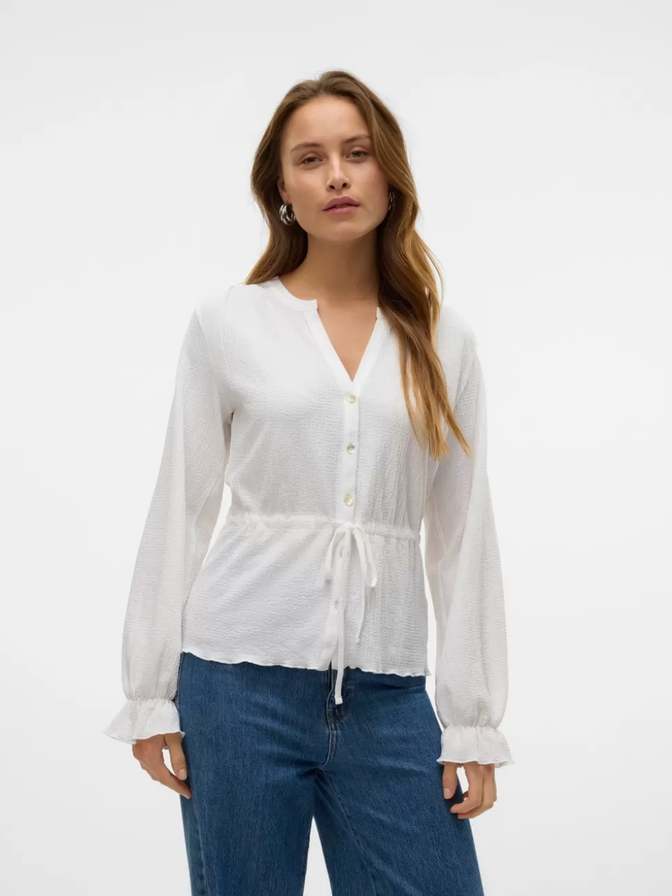 Toppar^VERO MODA VMGELINA Topp Snow White
