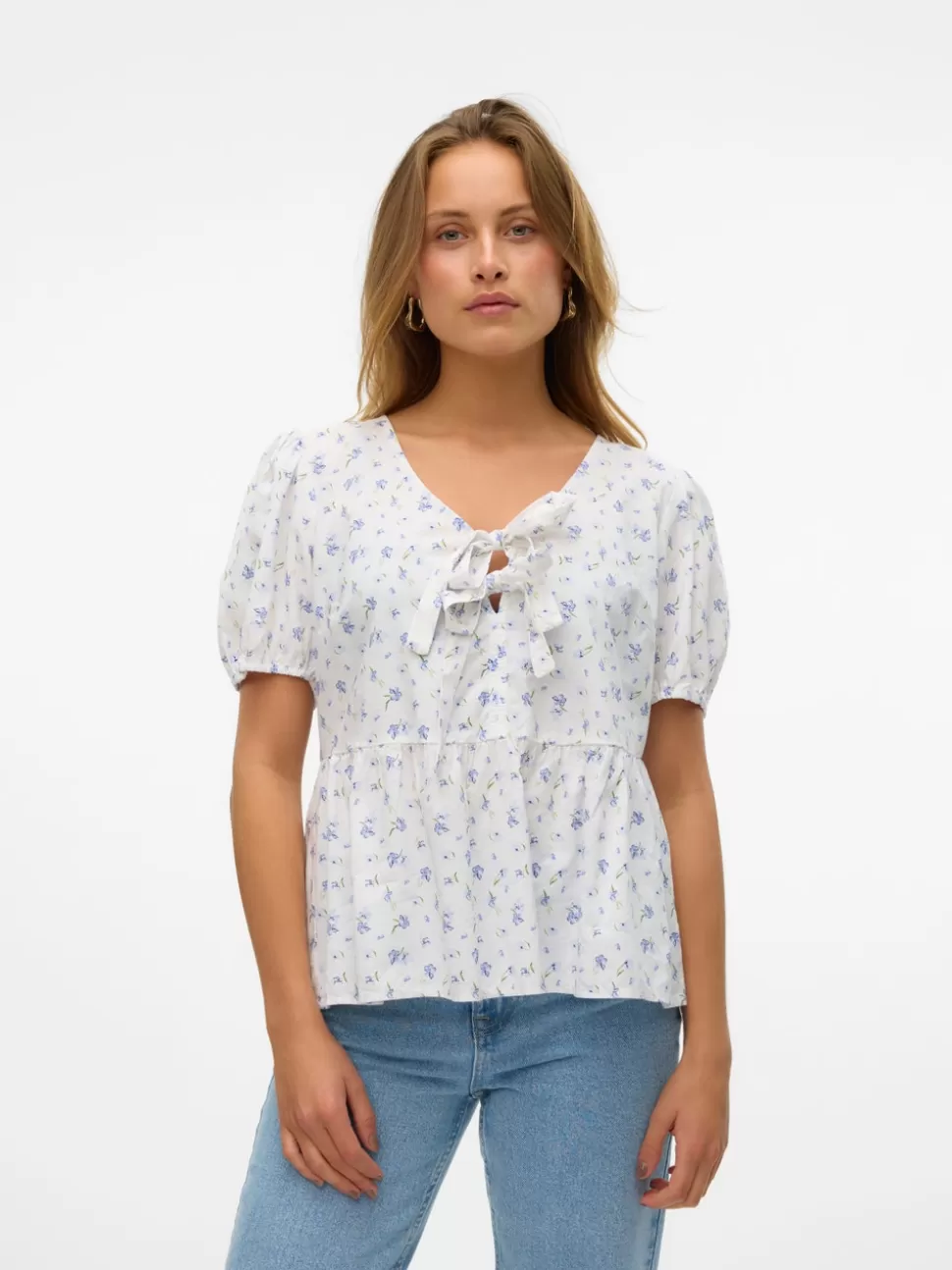 Toppar^VERO MODA VMGILI Topp Snow White