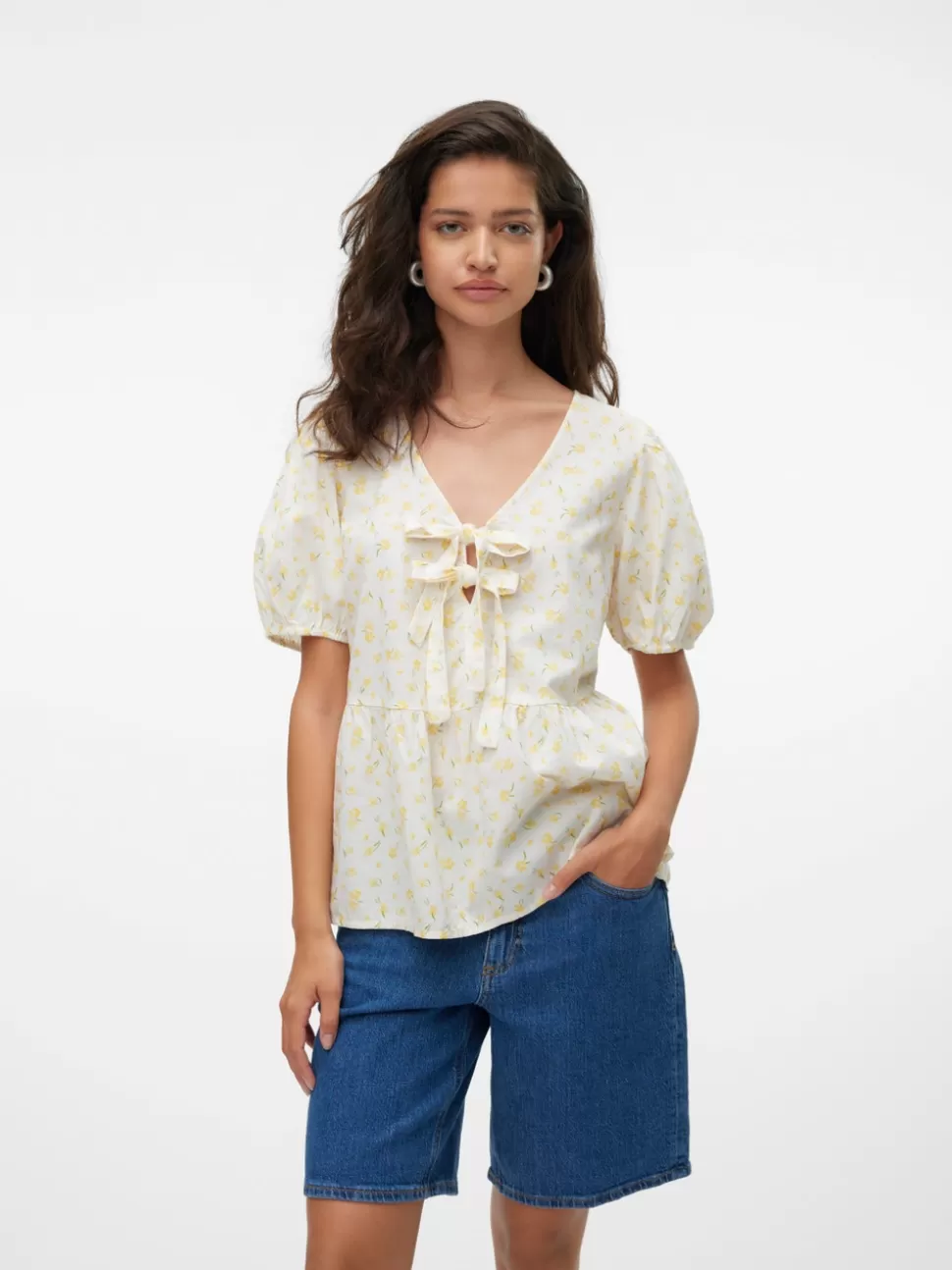 Toppar^VERO MODA VMGILI Topp Snow White