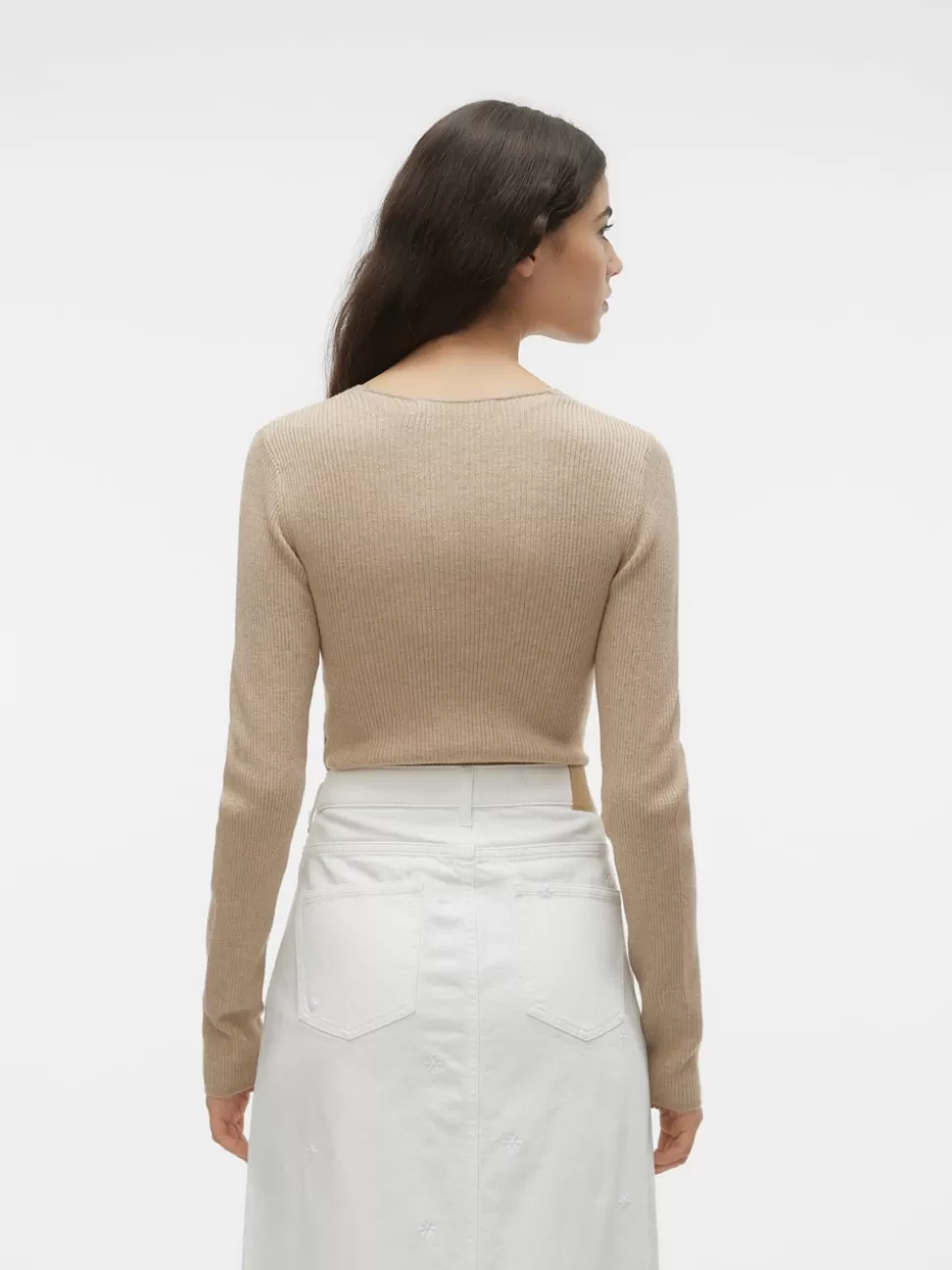 Stickat^VERO MODA VMGOLD Pullover Nomad