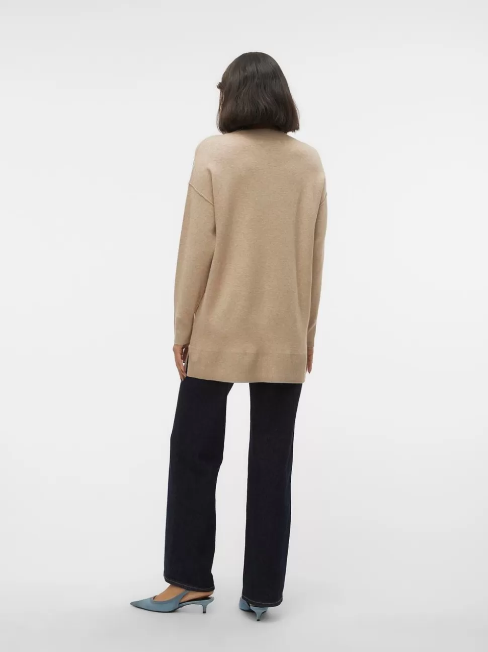 Stickat^VERO MODA VMGOLD Pullover Nomad