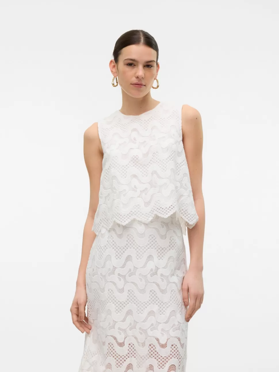 Festkläder | Toppar^VERO MODA VMHANNE Topp Snow White