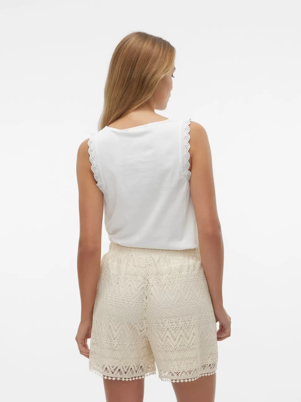 Toppar^VERO MODA VMHANNE Topp Snow White