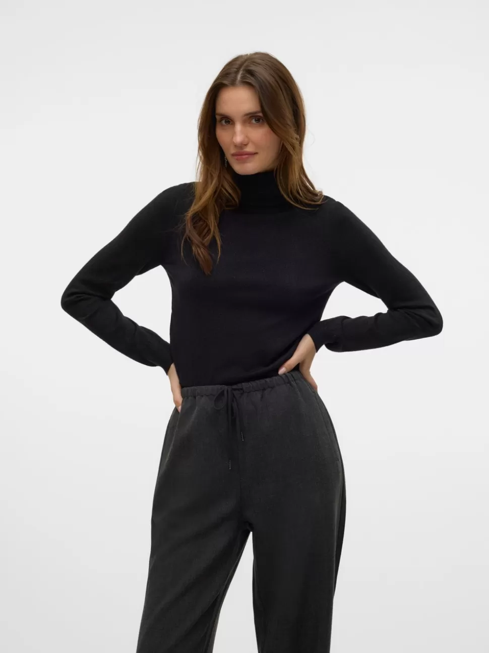 Festkläder | Stickat^VERO MODA VMHAPPYGLITTER Pullover Black