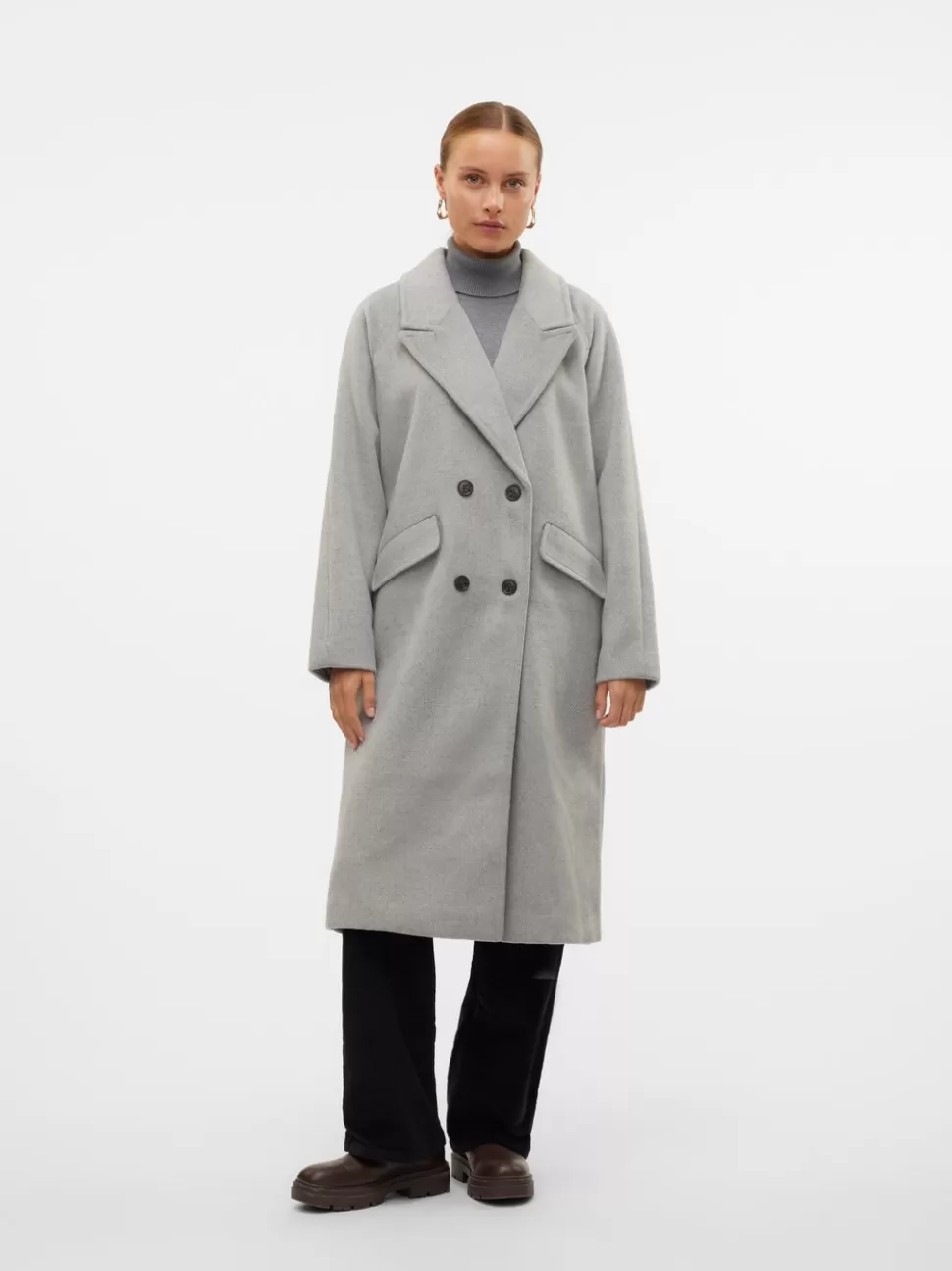 Jackor^VERO MODA VMHARPER Rock Light Grey Melange