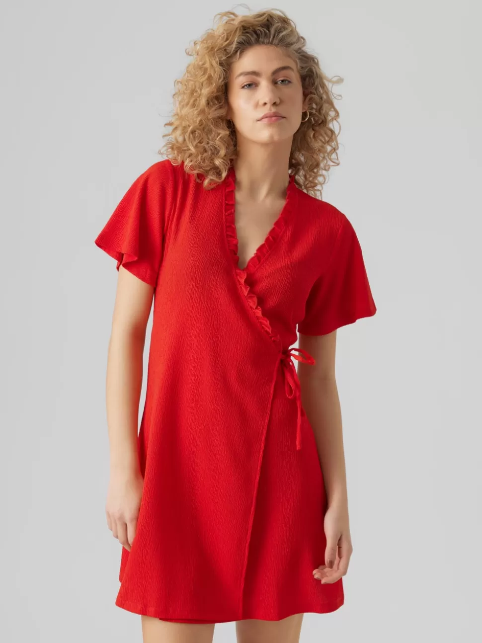 Klänningar | Basics^VERO MODA VMHAYA Kort Klänning Goji Berry