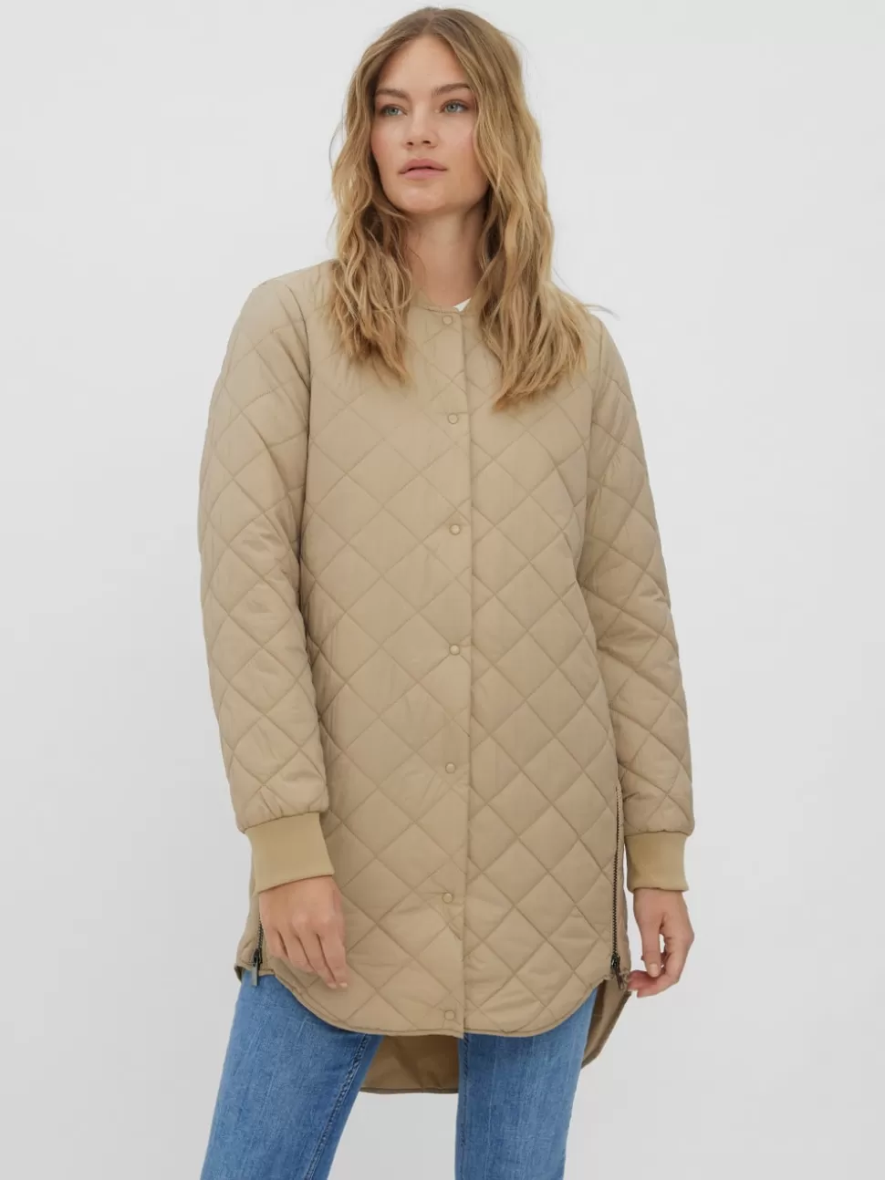 Jackor^VERO MODA VMHAYLE Rock Travertine