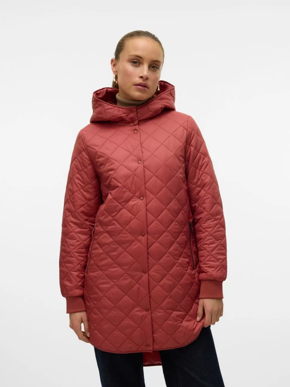 Jackor^VERO MODA VMHAYLE Rock Marsala