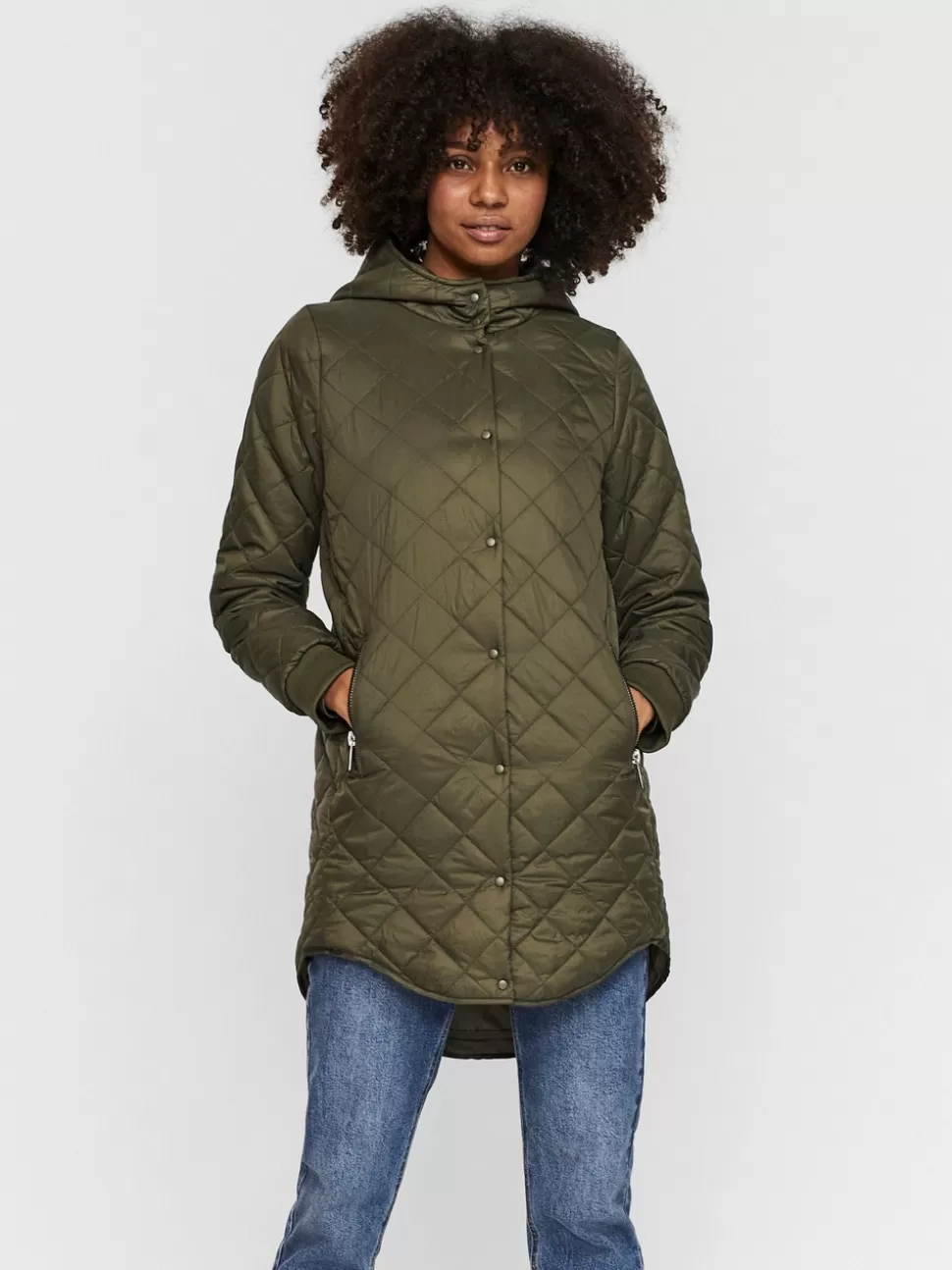 Jackor^VERO MODA VMHAYLE Rock Ivy Green